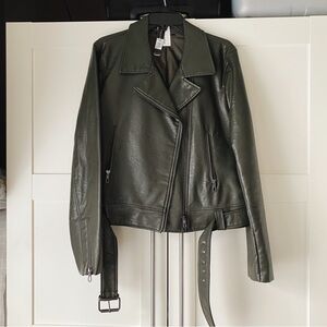 Elie Tahari Vegan Leather Jacket